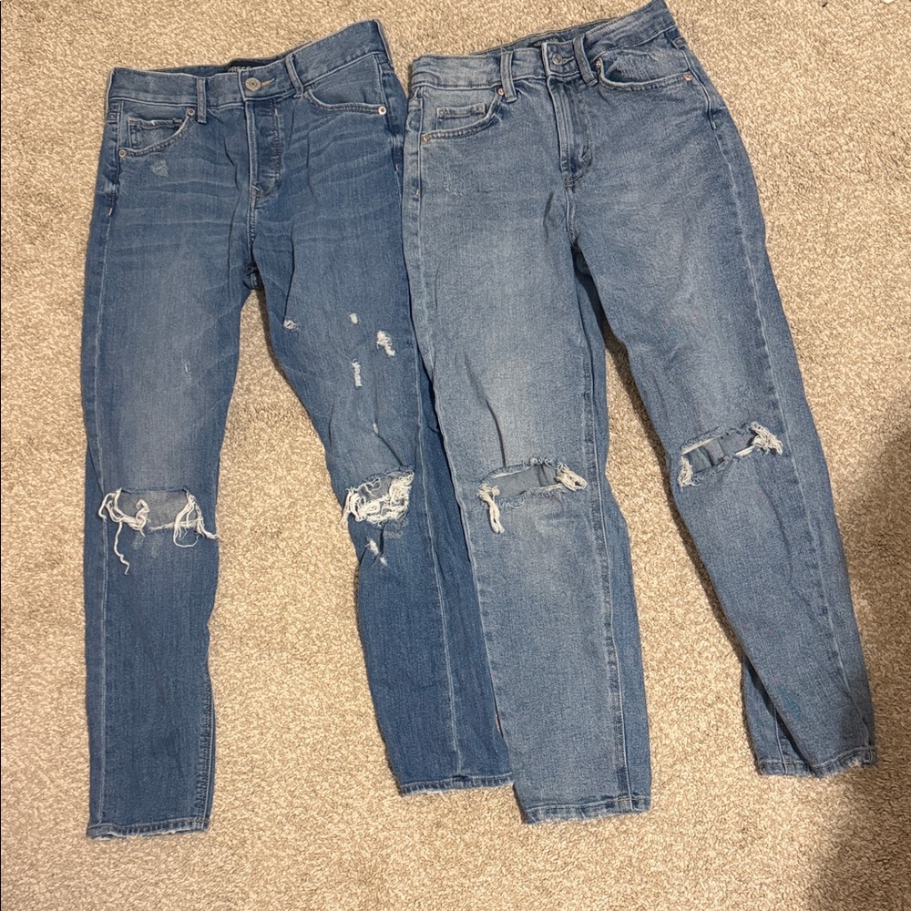 2 pairs of jeans size 0